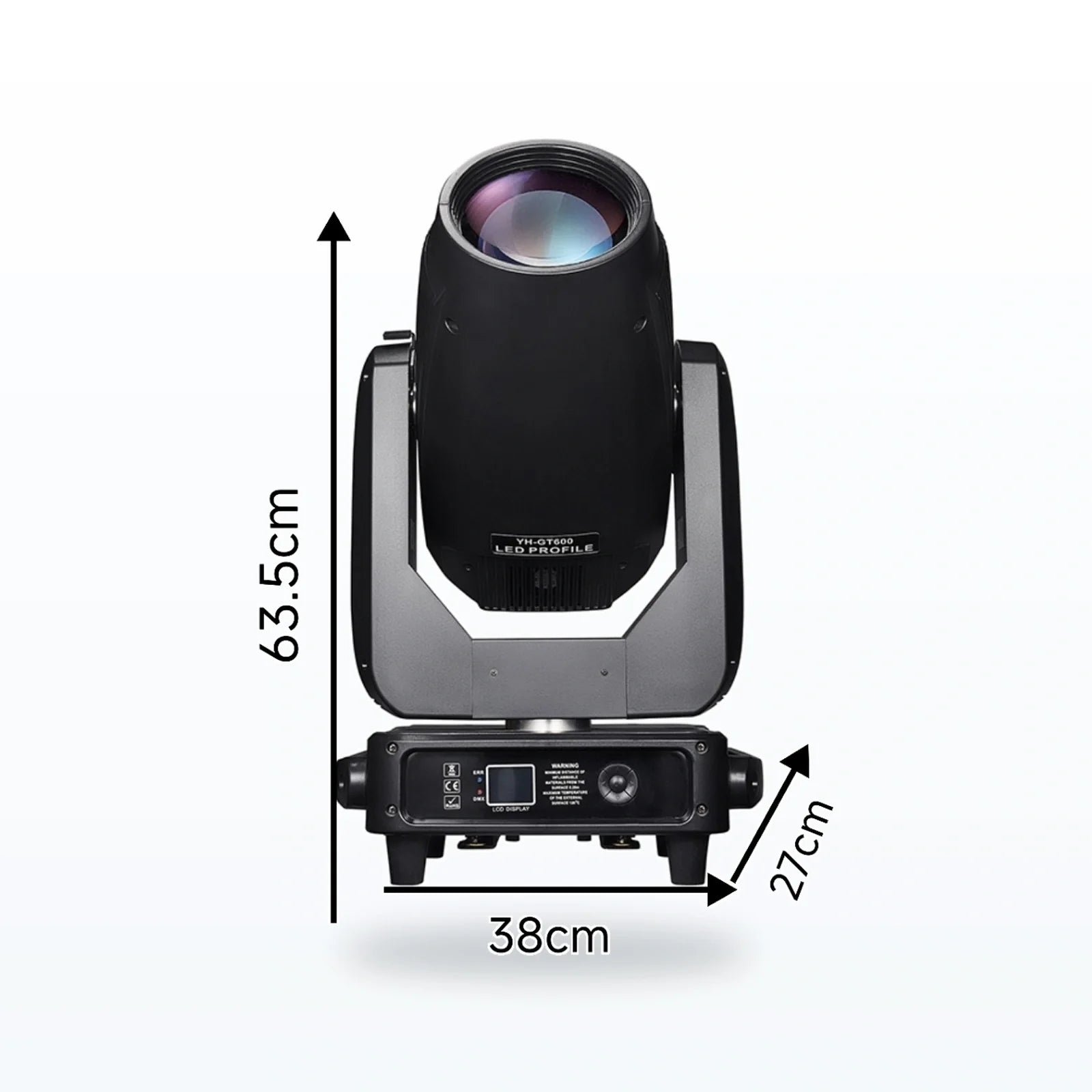 LA SOUNDX 500W LED BSW Moving Head with CMY + CTO product image 06 delivery 018