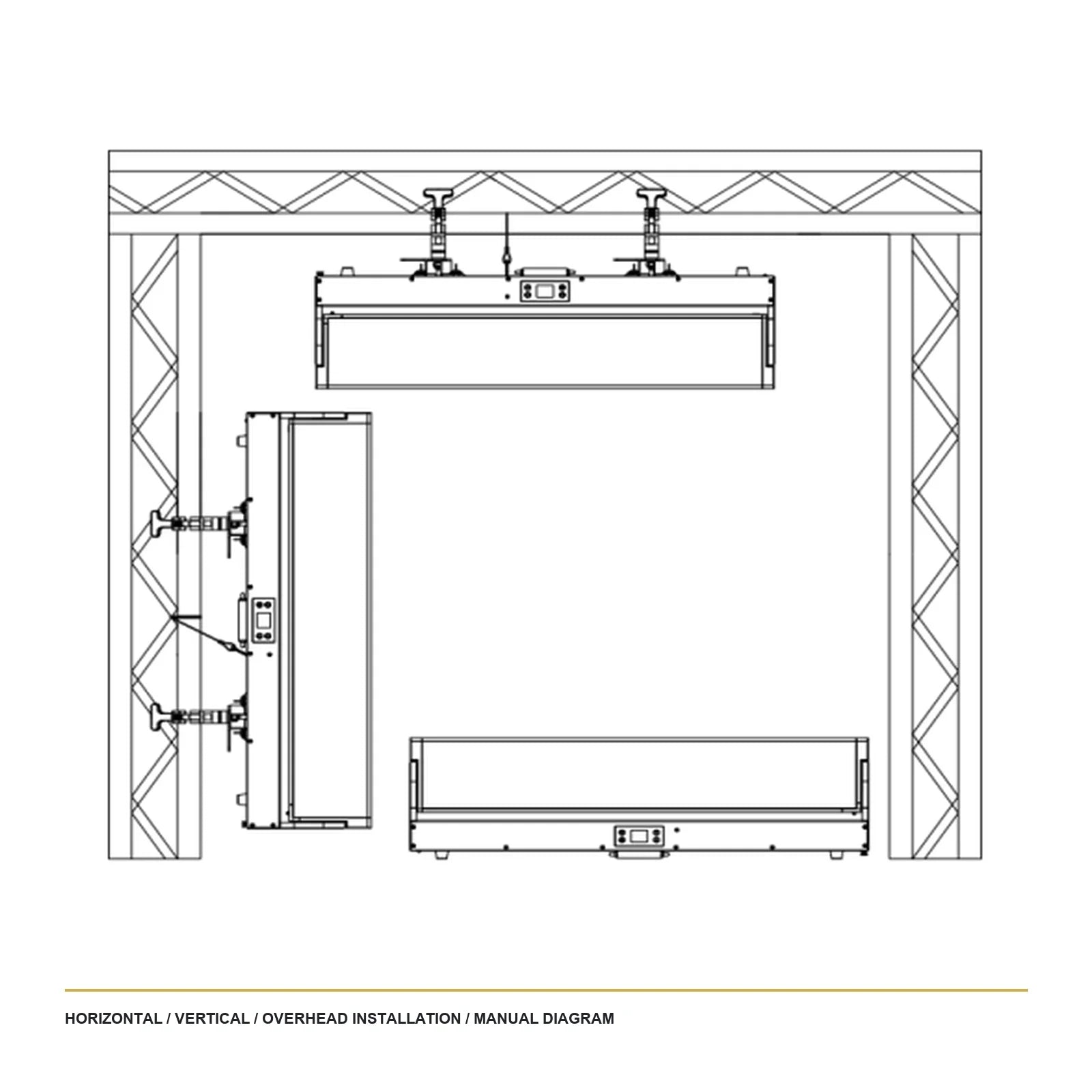 LA SOUNDX V660 6 x 60W RGBW Moving Beam Bar product image 06 delivery 124