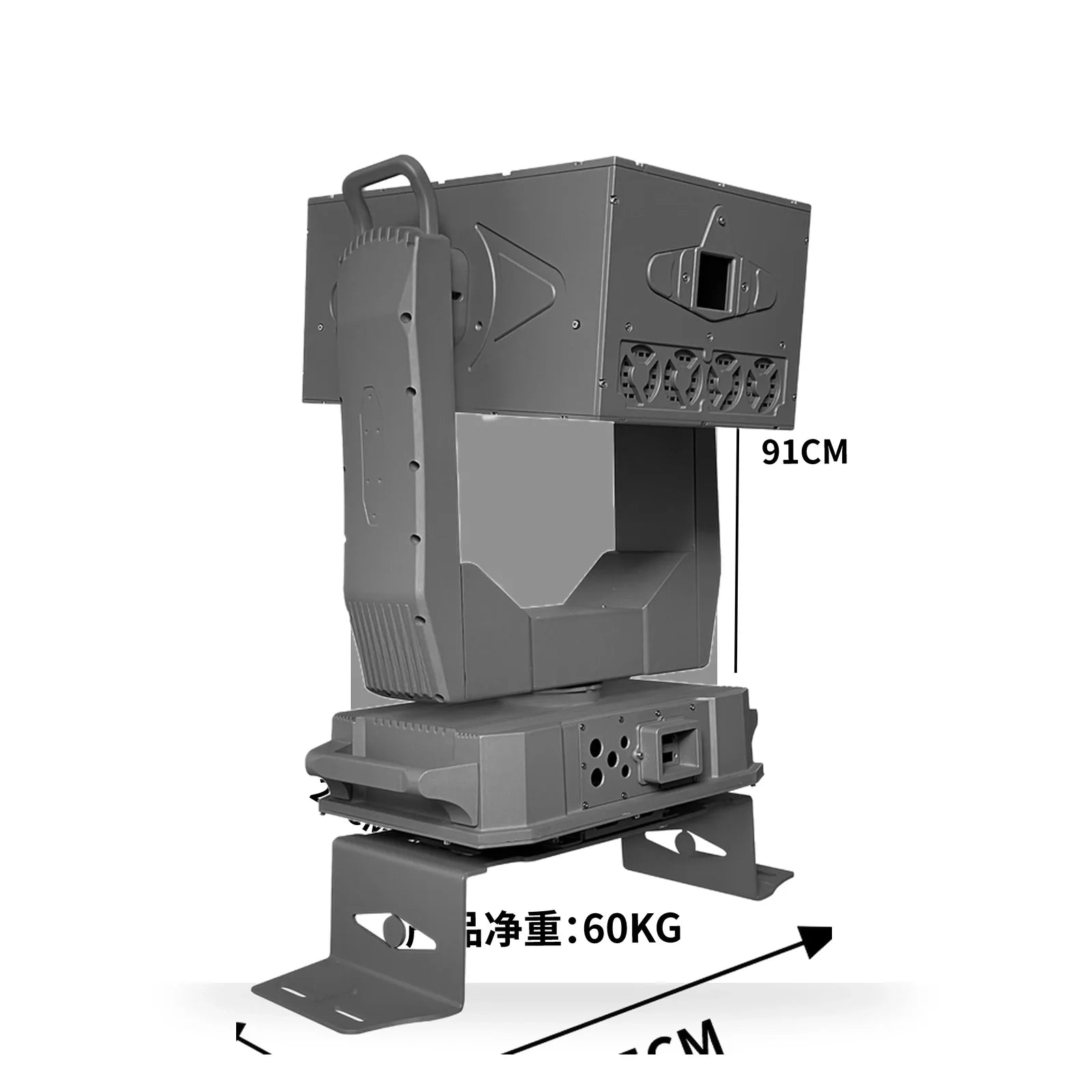 LA SOUNDX M1 80W RGB Moving Head Laser product image 06 delivery 144