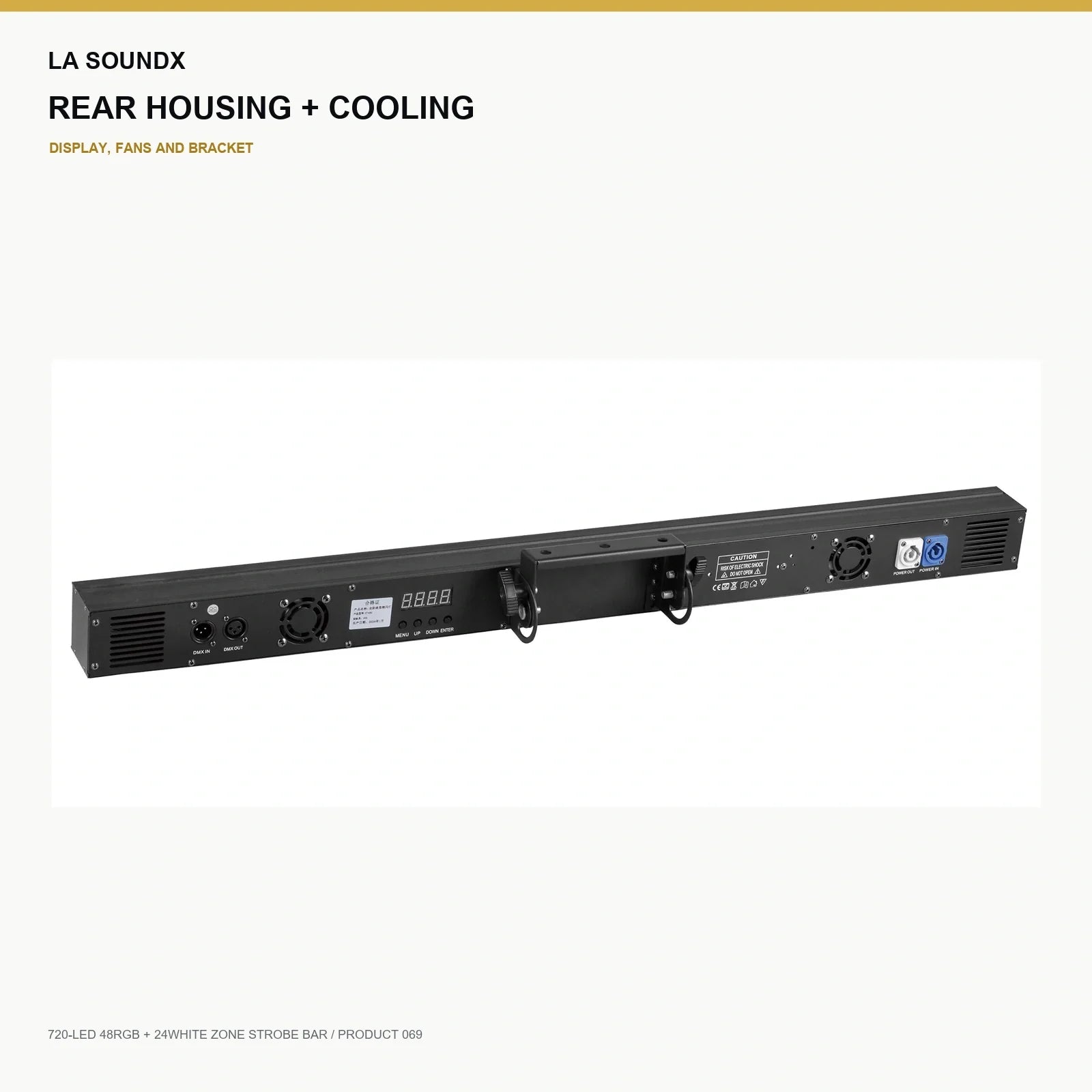 LA SOUNDX 720 LED 48RGB 24White Zone Strobe Bar product image 06 delivery 069