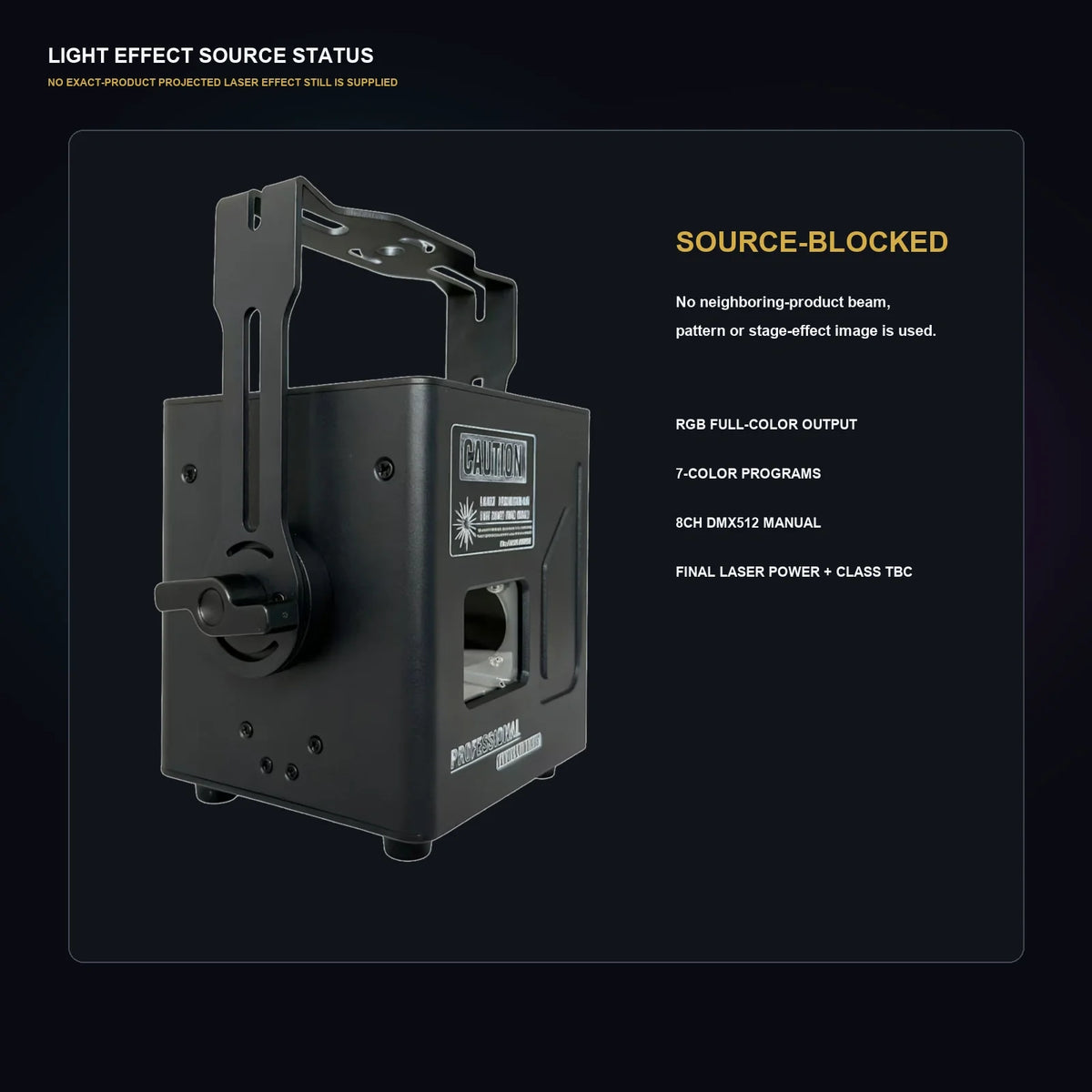 LA SOUNDX Q1 Full Color Starry Sky Laser product image 06 delivery 160