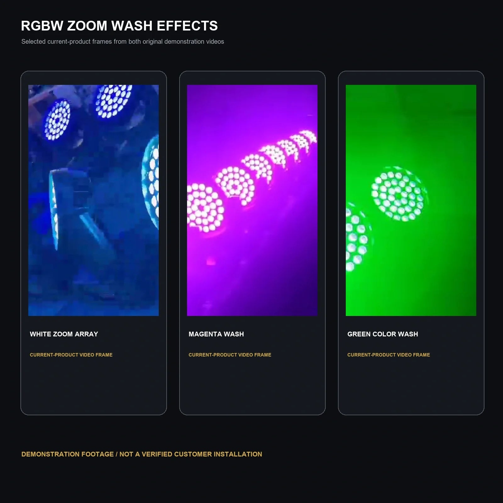 LA SOUNDX 36 x 10W RGBW LED Zoom Wash Moving Head product image 07 delivery 045