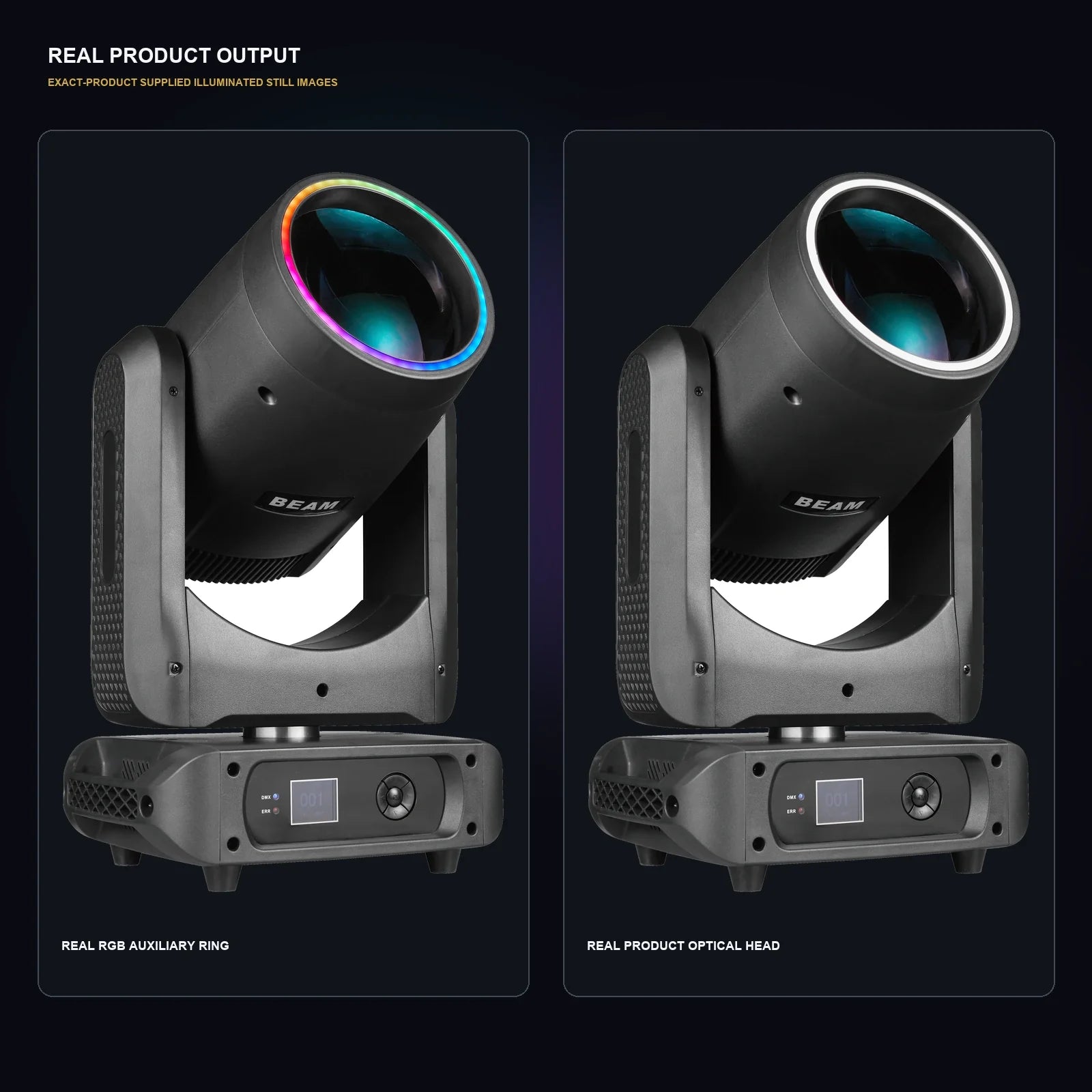 LA SOUNDX XA300I 300W LED Beam with RGB Auxiliary Ring Moving Head product image 07 delivery 116