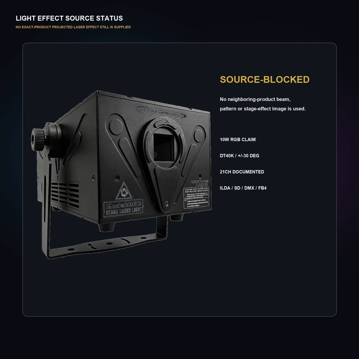 LA SOUNDX R1 10W RGB Animation Laser product image 09 delivery 161