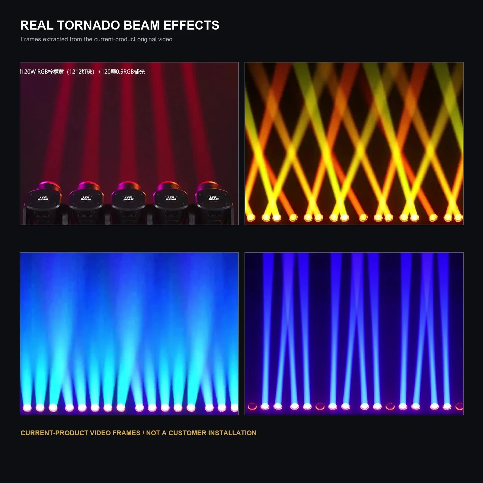 LA SOUNDX 5 x 120W RGBL Tornado Moving Bar - Standard Edition product image 07 delivery 035