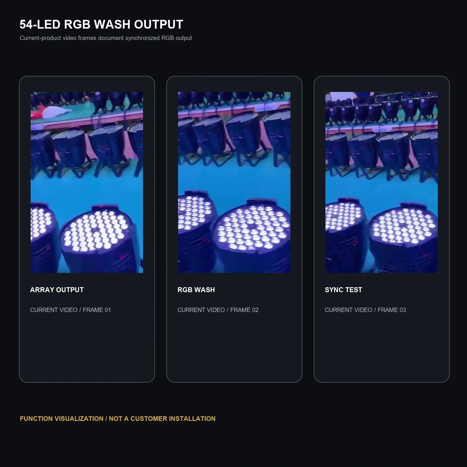 LA SOUNDX 54 x 3W RGB LED Par Wash Light - Classic Edition product image 07 delivery 050