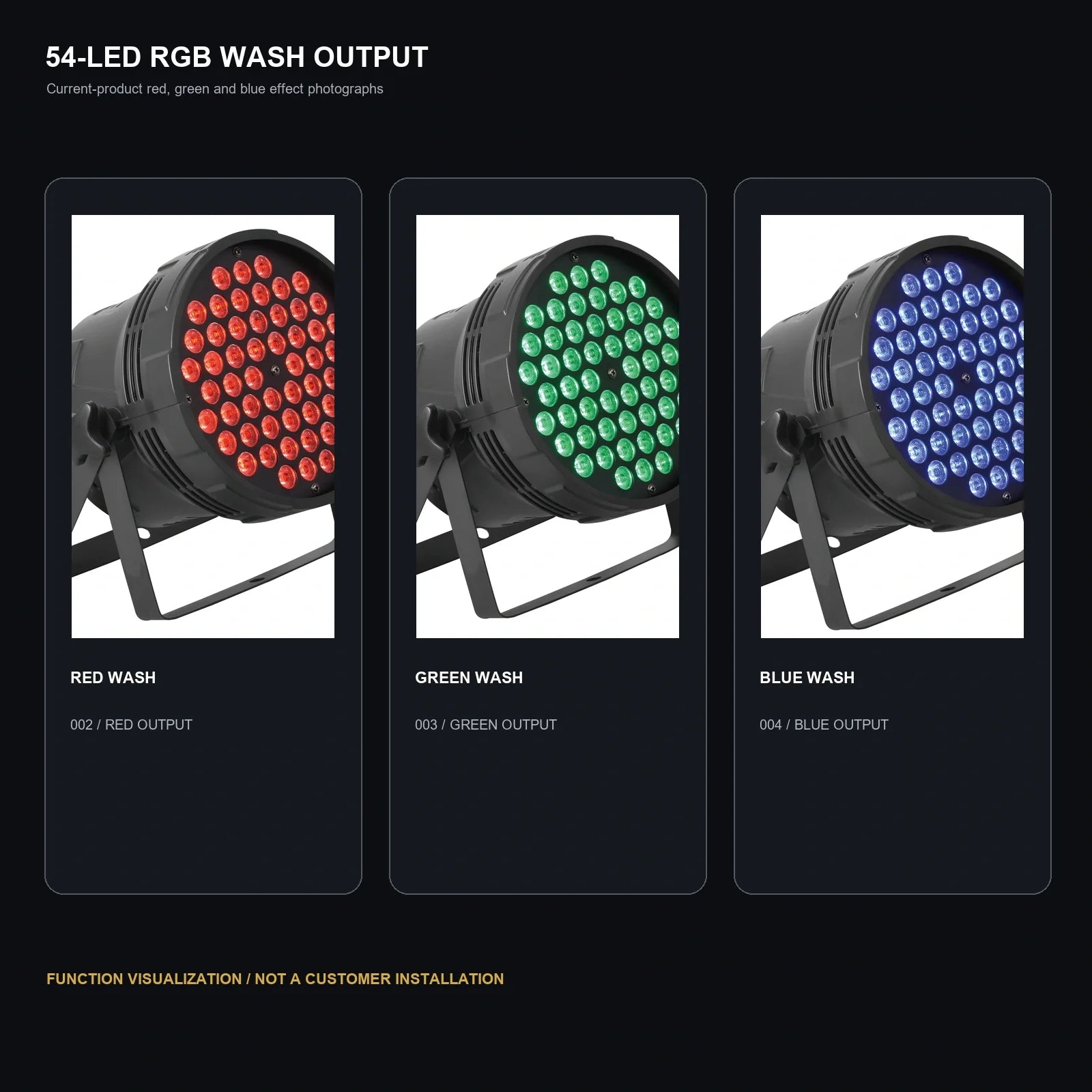 LA SOUNDX 54 x 3W RGB LED Par Wash Light - New Edition product image 07 delivery 048