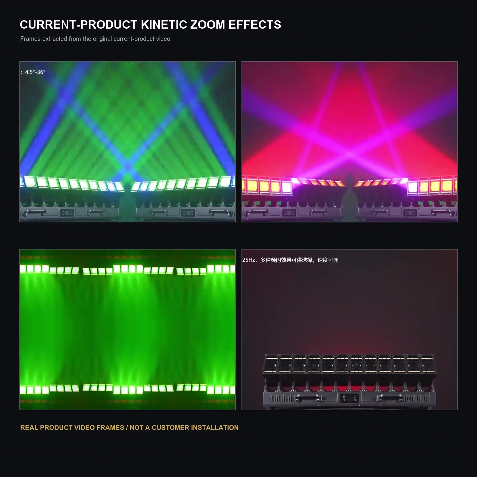 LA SOUNDX 12 x 40W RGBW Kinetic Zoom Pixel Bar product image 07 delivery 032