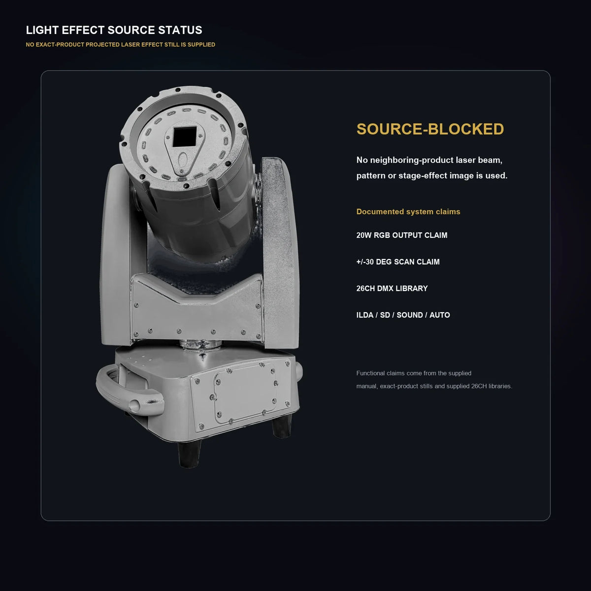 LA SOUNDX M6 20W RGB Outdoor Laser product image 09 delivery 151