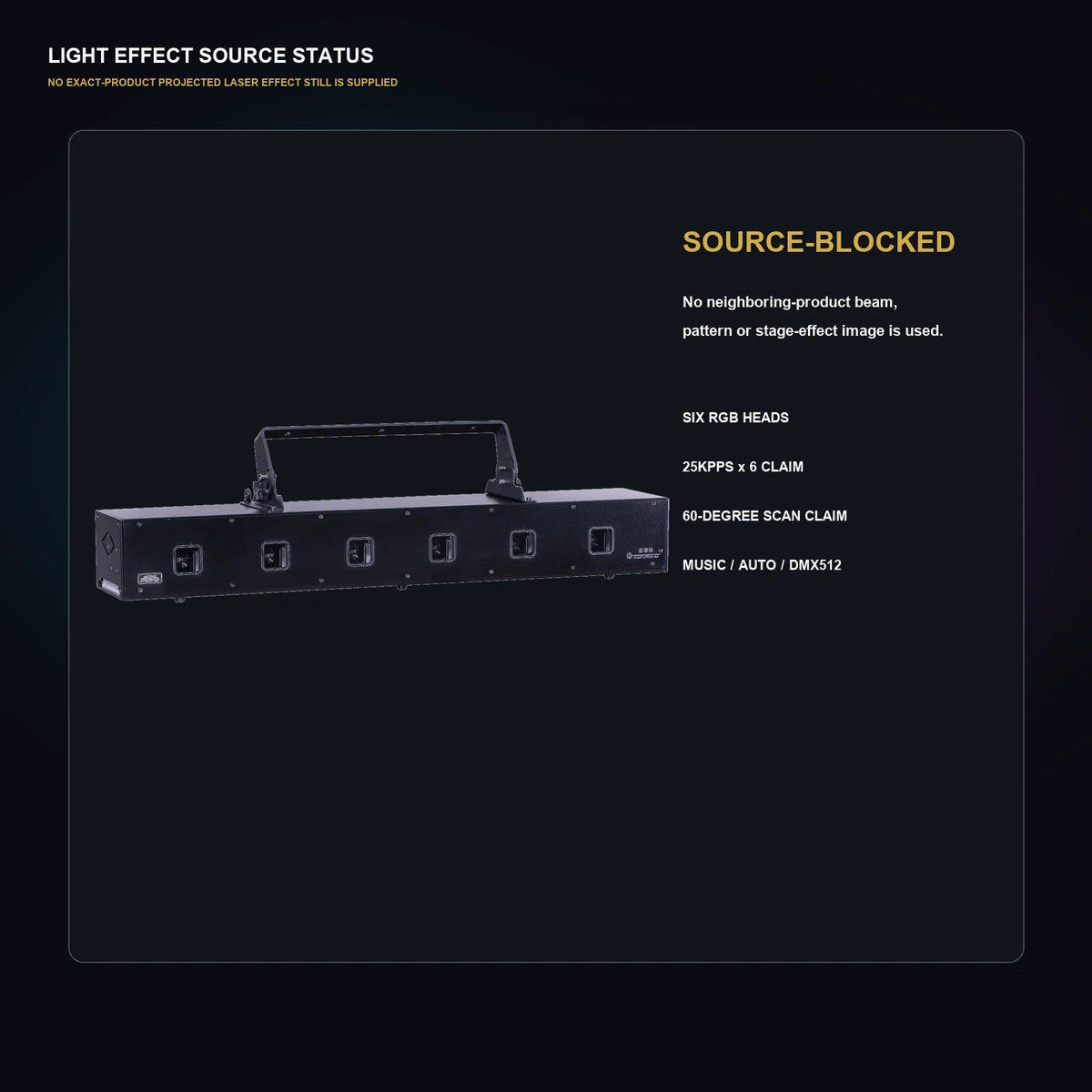 LA SOUNDX Six Head Full Color Animation Laser product image 07 delivery 148