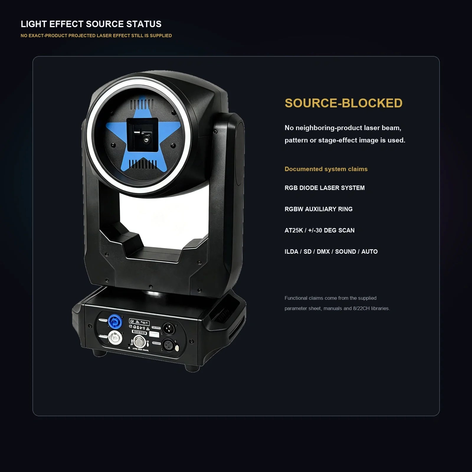LA SOUNDX M7 Dual Sided Full Color Moving Head Laser product image 07 delivery 139
