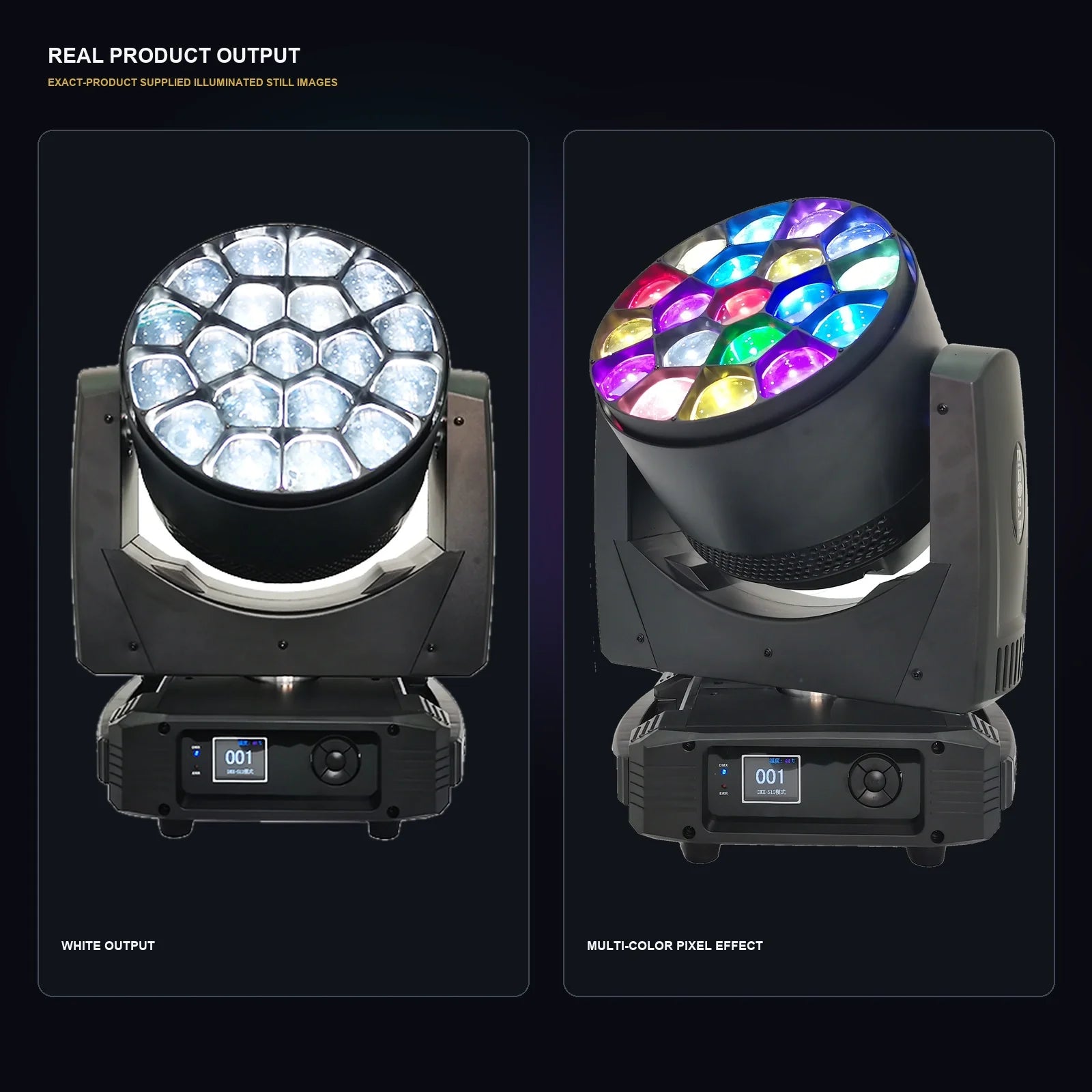 LA SOUNDX FY1915 19 x 15W RGBW Rotating Bee-Eye Moving Head product image 07 delivery 108