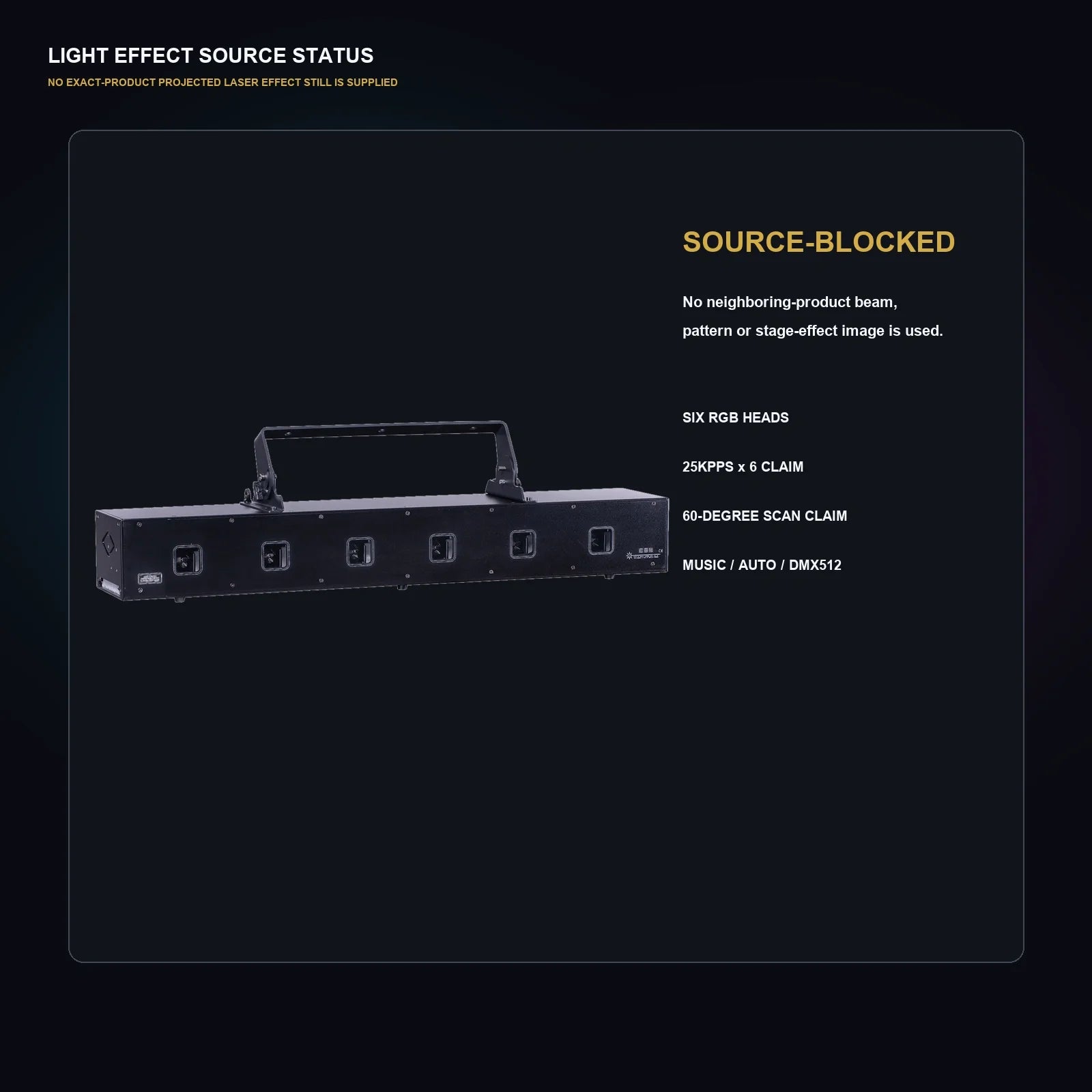 LA SOUNDX Six Head Full Color Animation Laser product image 07 delivery 148