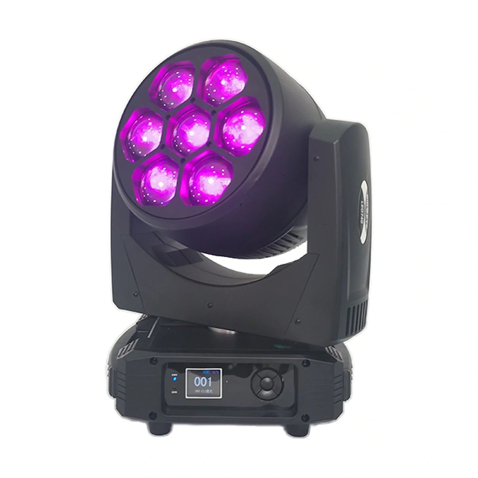 LA SOUNDX EYE4007 7 x 40W RGBW Rotating Bee Eye Moving Head Wash product image 08 delivery 132