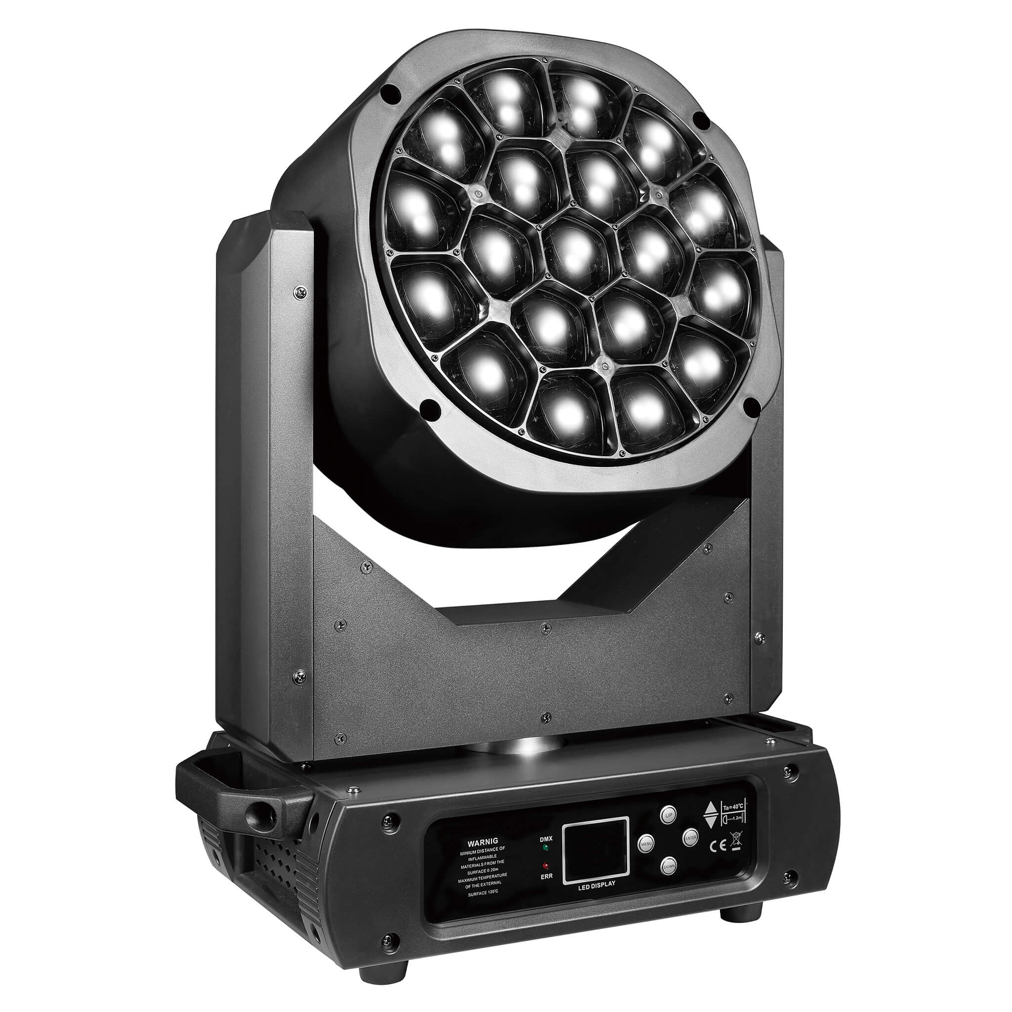 19x15W मधुमक्खी की आँख से रंगी स्टेज लाइटें