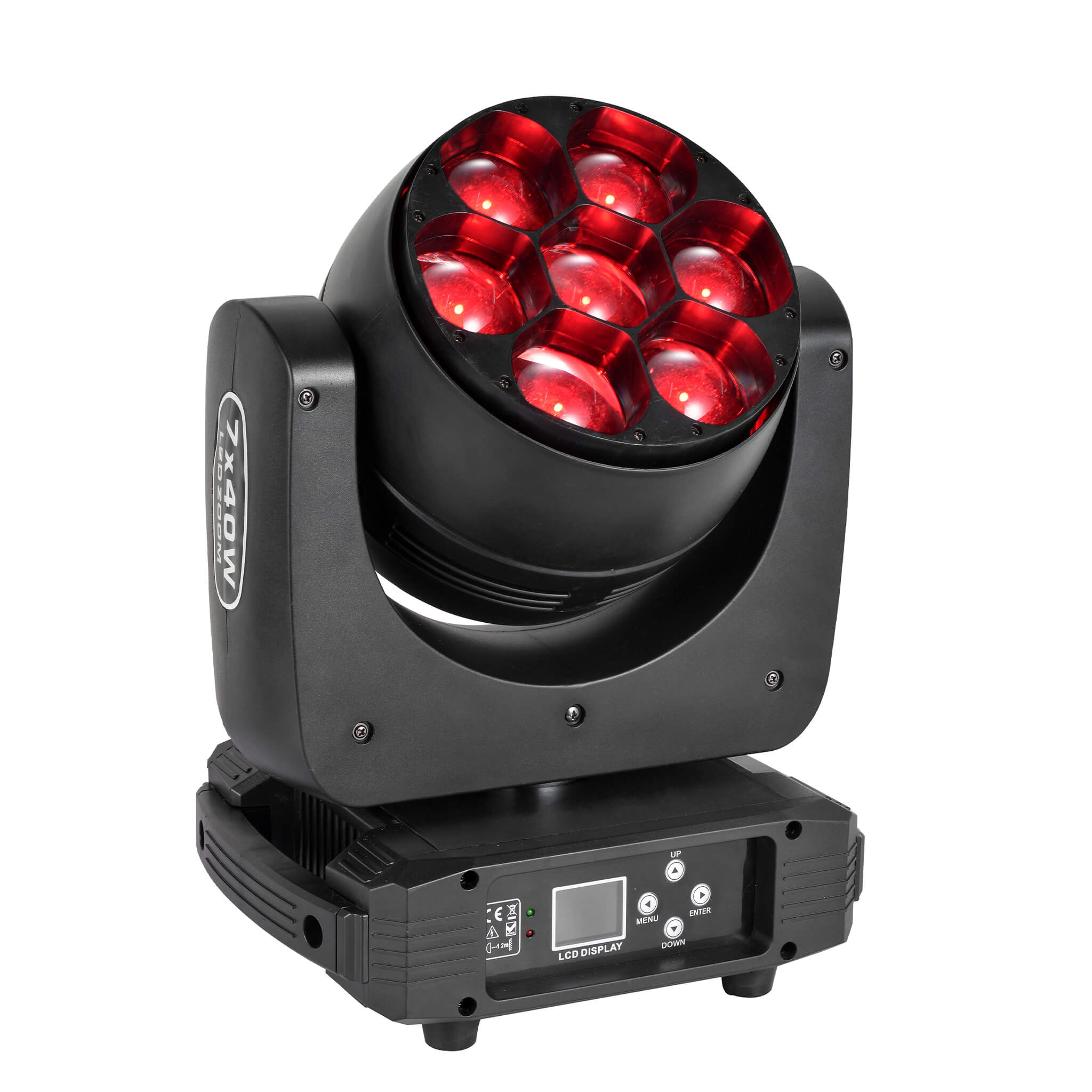 7X40W Moving Head Dyeing Strobe Focusing Stage Light