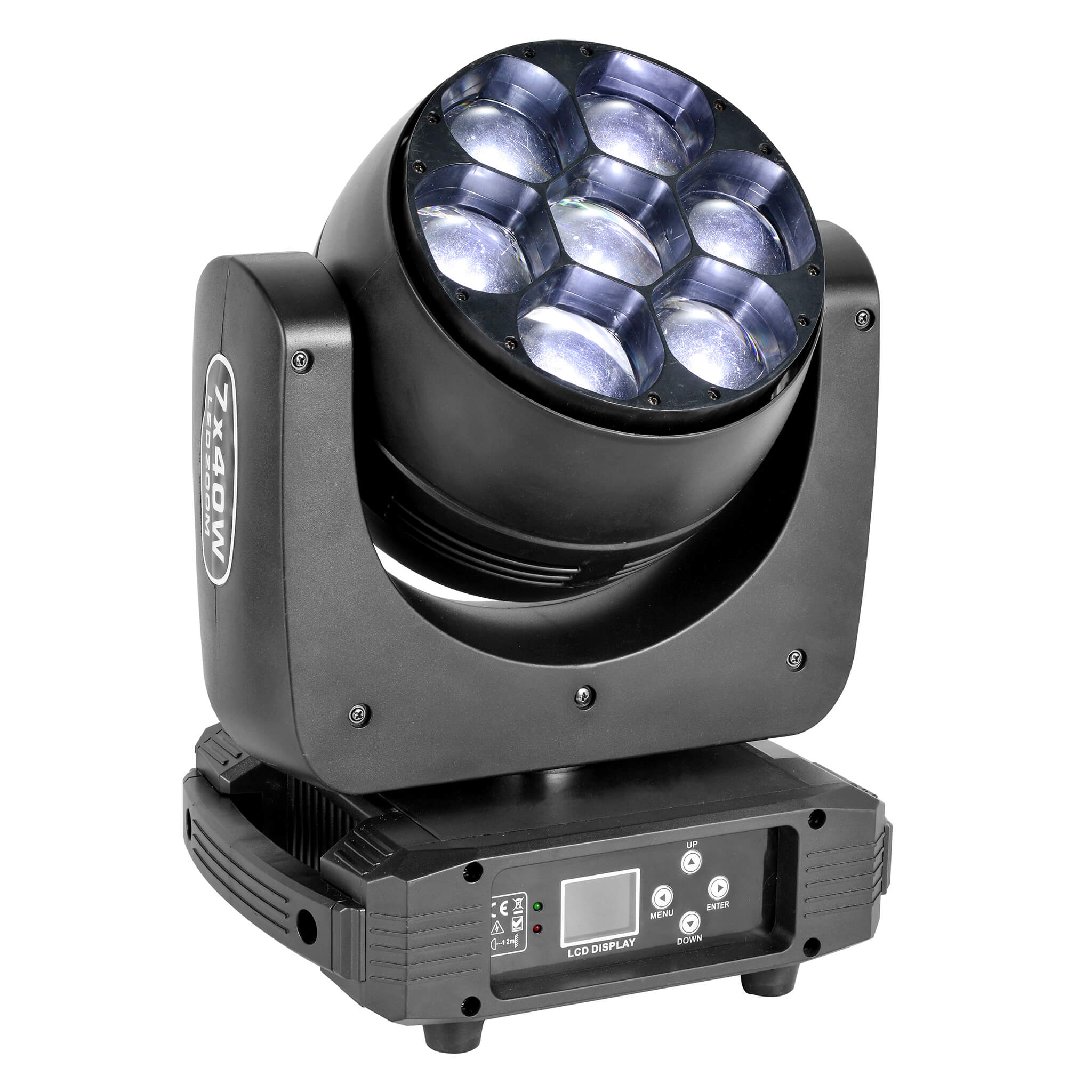 7X40W Moving Head Dyeing Strobe Focusing Stage Light