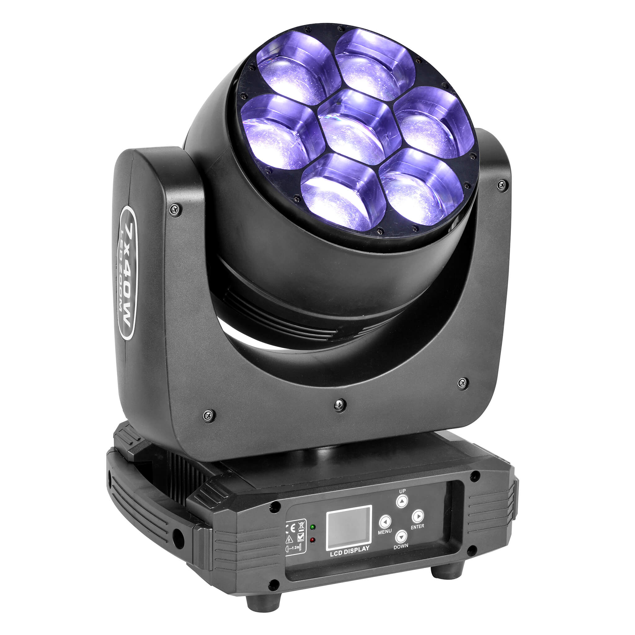 7X40W Moving Head Dyeing Strobe Focusing Stage Light