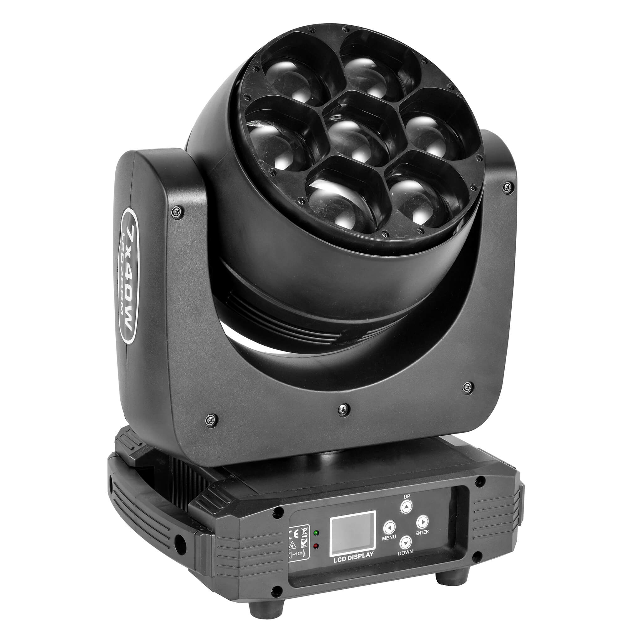 7X40W Moving Head Dyeing Strobe Focusing Stage Light