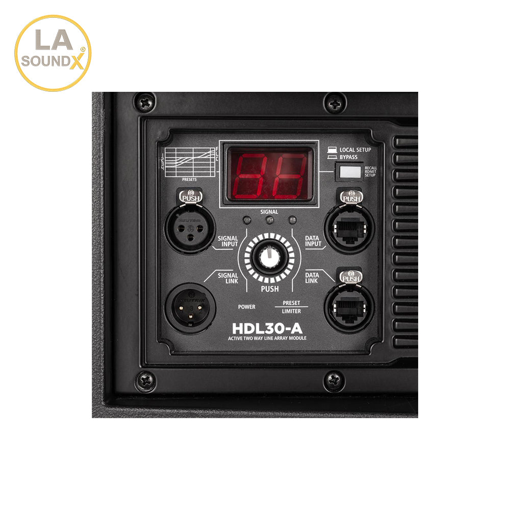 DHL 30A-DL30A Active line array, 2-way bi-amp, dual 10″ LF (high power)