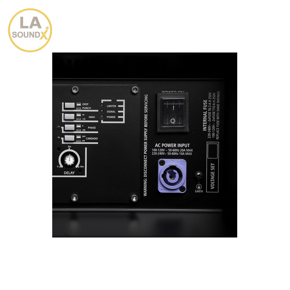 AS8006 SUB Active subwoofer, dual 18″