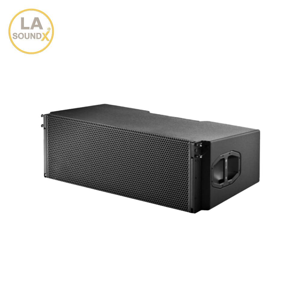 LA SOUNDX J212W Dual 12-Inch 3-Way Line Array Speaker, 143 dB Max SPL, 120° Wide Coverage for Concert Touring