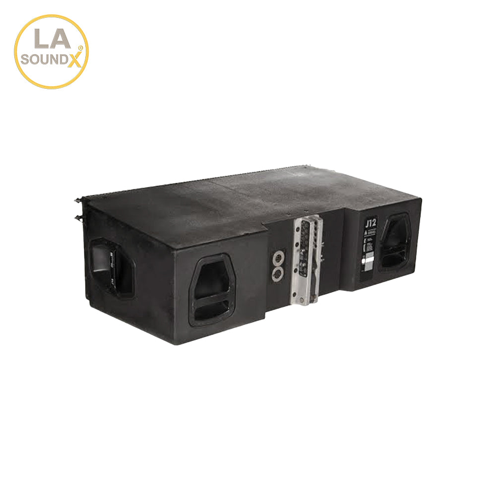 LA SOUNDX J212W Dual 12-Inch 3-Way Line Array Speaker, 143 dB Max SPL, 120° Wide Coverage for Concert Touring