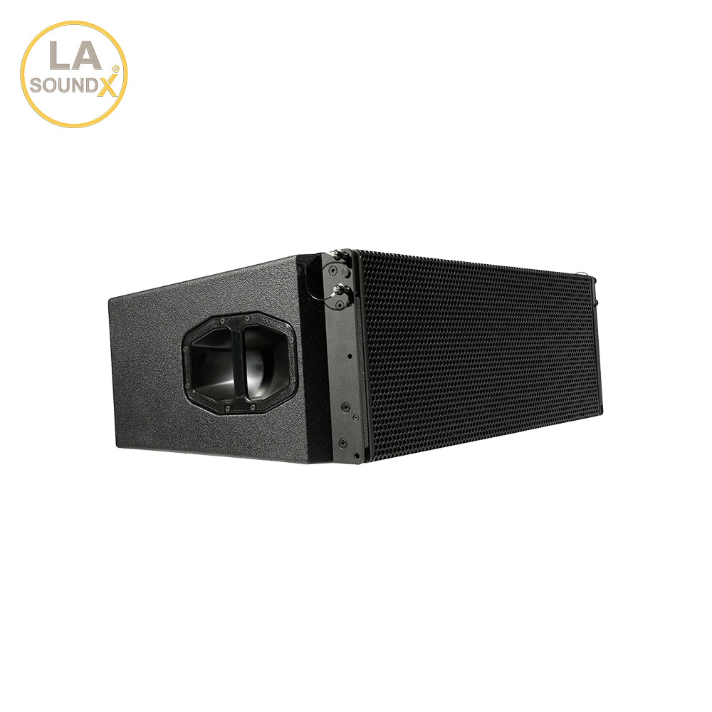 LA SOUNDX J212F Dual 12 Inch 3-Way Line Array Speaker 145dB Max SPL 80° Coverage for Concert Touring Pro Audio