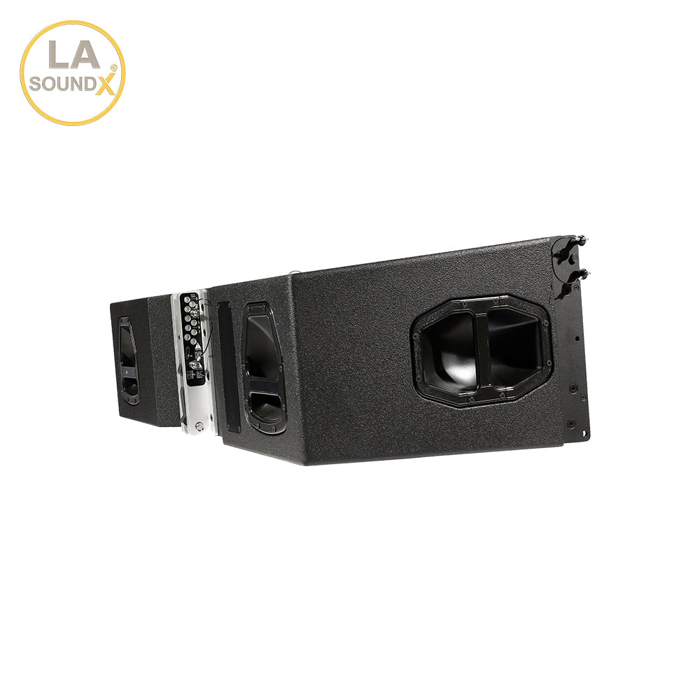 LA SOUNDX J212F Dual 12 Inch 3-Way Line Array Speaker 145dB Max SPL 80° Coverage for Concert Touring Pro Audio