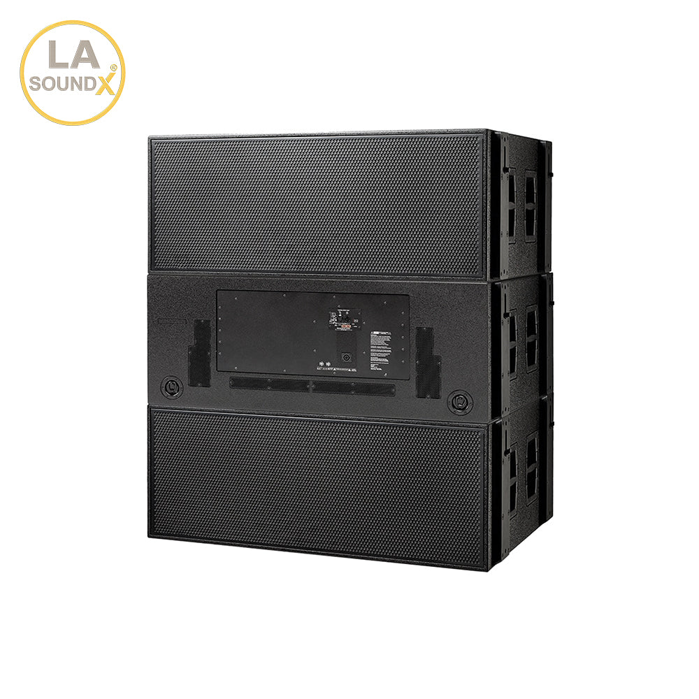 1100 LFC - LFC218 LASOUNDX LFC218 — Dual 18” Active Subwoofer