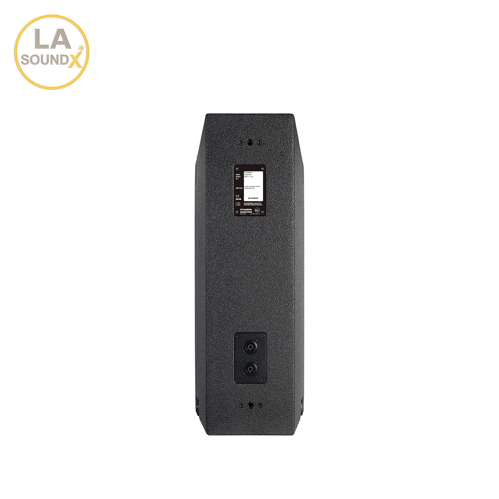 LA SOUNDX V210PW Dual 10-Inch 3-Way Passive Point Source Loudspeaker 139dB Max SPL 110° Wide Coverage for Professional PA Audio