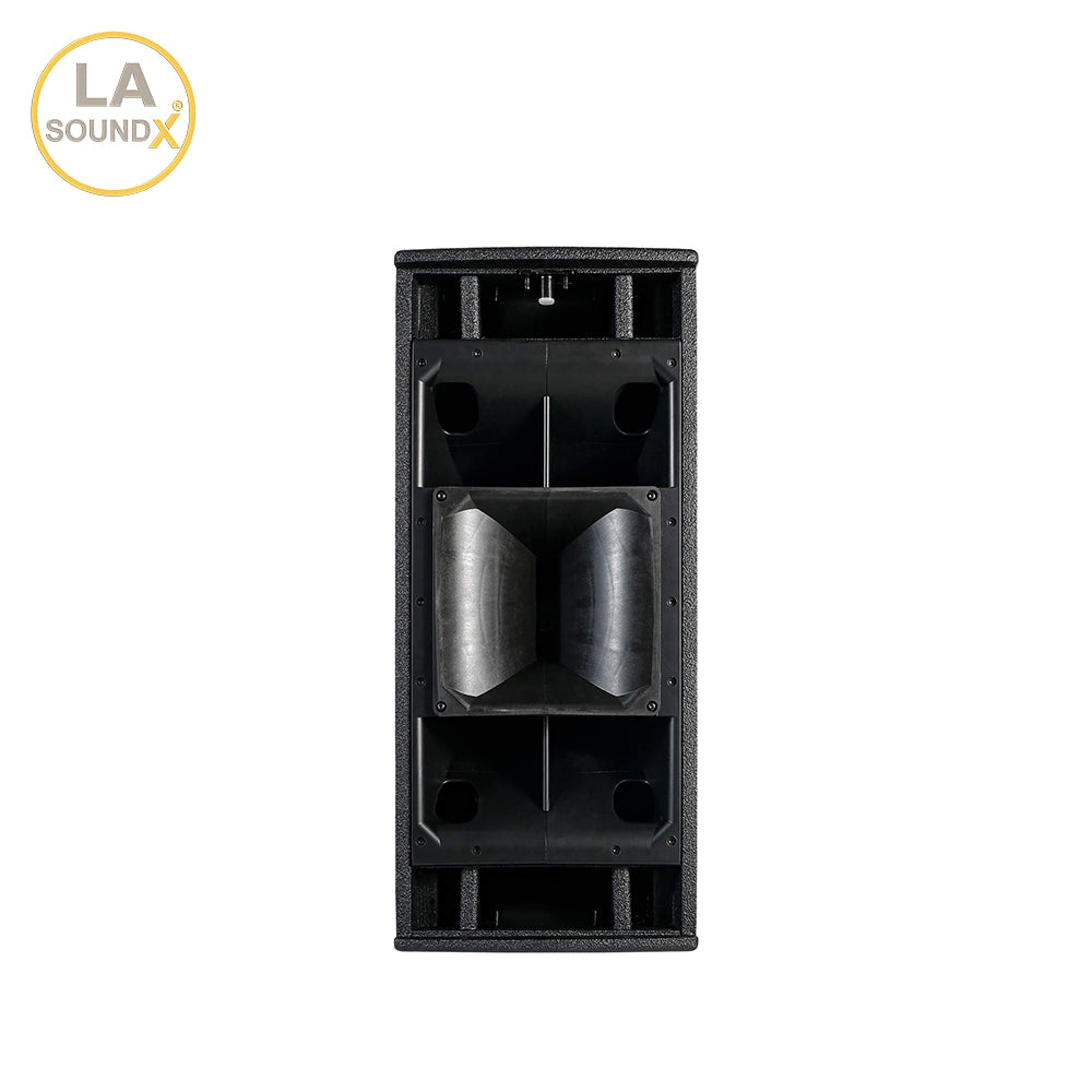 LA SOUNDX V210PW Dual 10-Inch 3-Way Passive Point Source Loudspeaker 139dB Max SPL 110° Wide Coverage for Professional PA Audio
