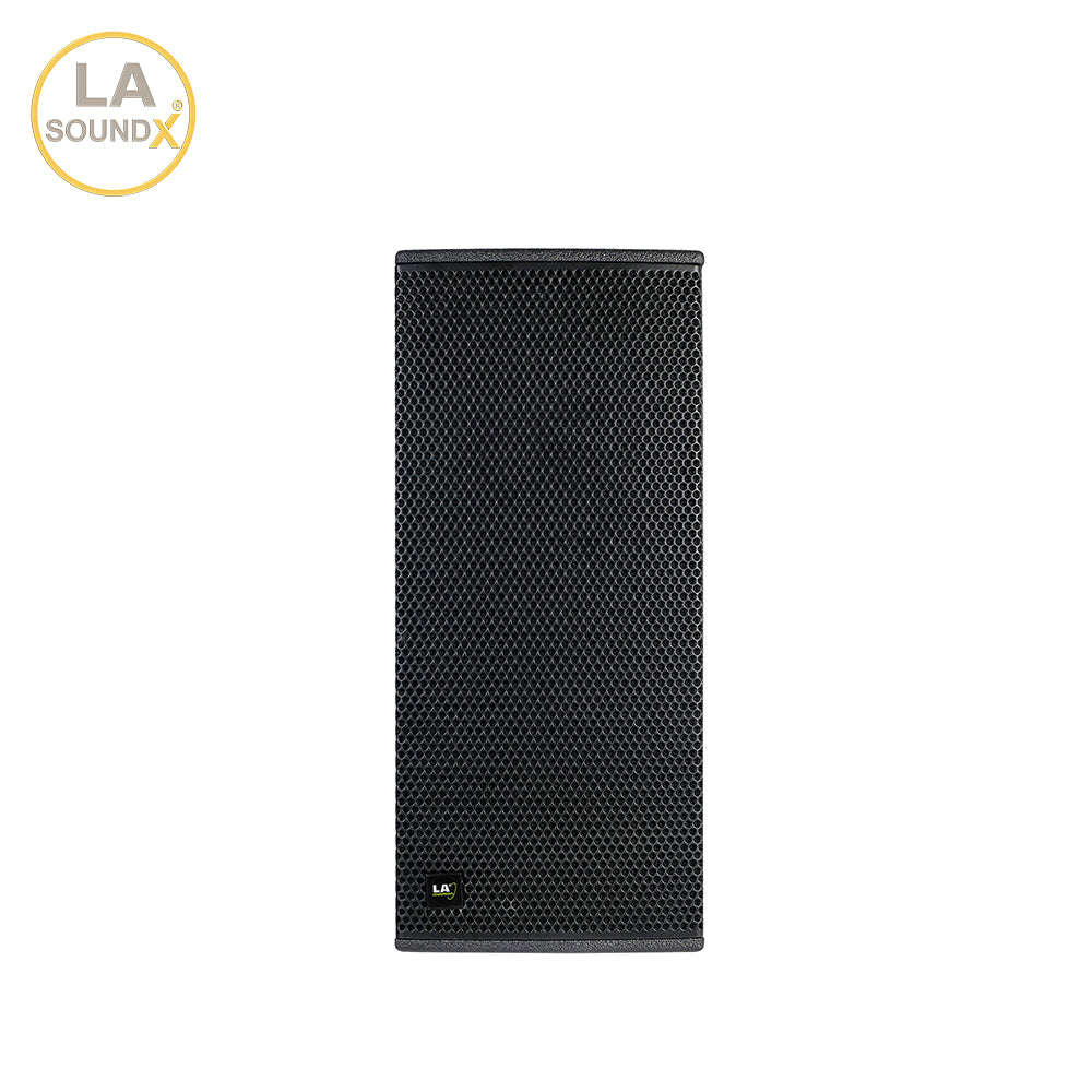 LA SOUNDX V210PW Dual 10-Inch 3-Way Passive Point Source Loudspeaker 139dB Max SPL 110° Wide Coverage for Professional PA Audio
