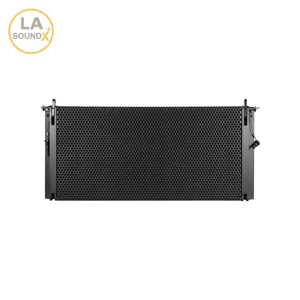 LA SOUNDX V28P Compact 3-Way Dual 10-Inch Passive Line Array Speaker 142dB Max SPL 500W RMS/2000W Peak for Touring & Installed Sound