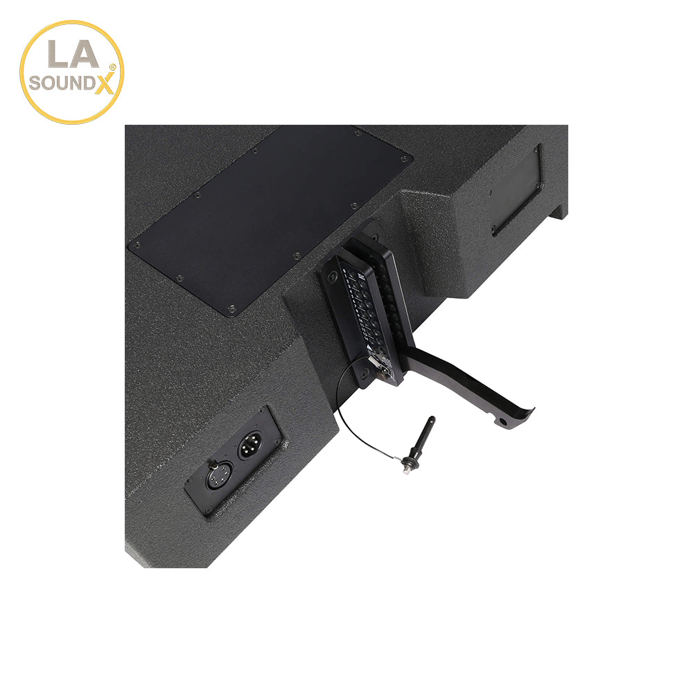LA SOUNDX V28P Compact 3-Way Dual 10-Inch Passive Line Array Speaker 142dB Max SPL 500W RMS/2000W Peak for Touring & Installed Sound