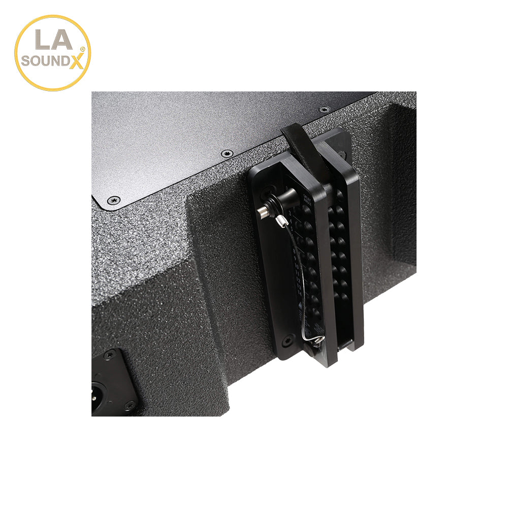 LA SOUNDX V28P Compact 3-Way Dual 10-Inch Passive Line Array Speaker 142dB Max SPL 500W RMS/2000W Peak for Touring & Installed Sound