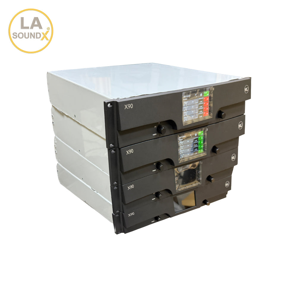 X90 High-power 2 RU amplifier with DSP, 4-channel