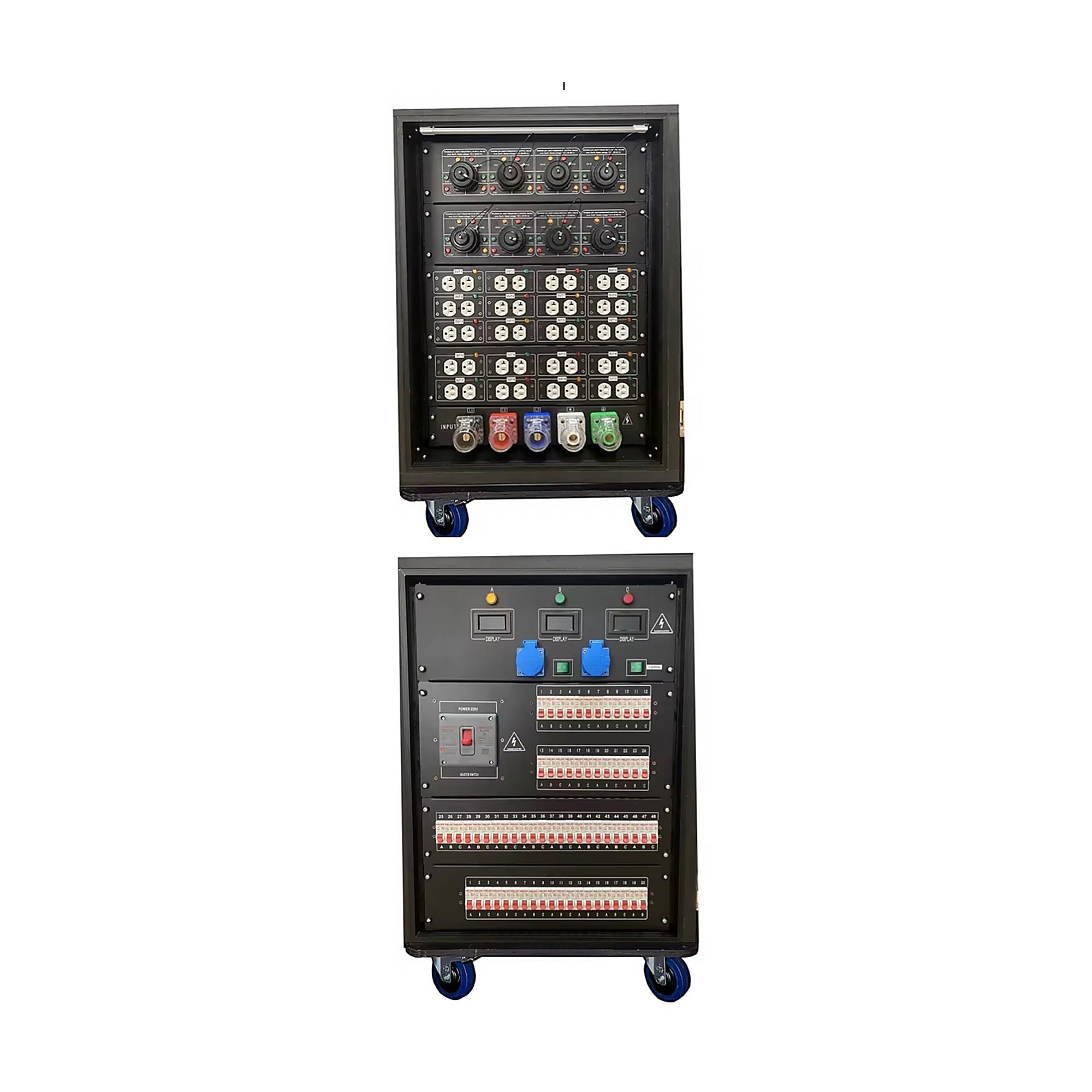 PDB-400A-8S220V-40E110V - • 8 × 19Pin Socapex (220V) • 40 × 20A Edison (110V) product image