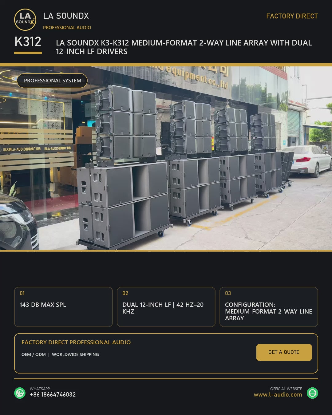 LA SOUNDX K312 English 4x5 product video 20260802