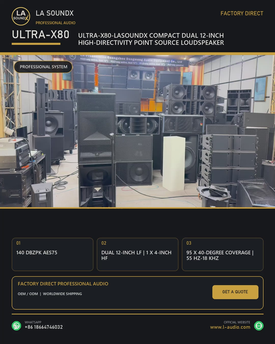 LA SOUNDX ULTRA-X80 English 4x5 product video 20260802