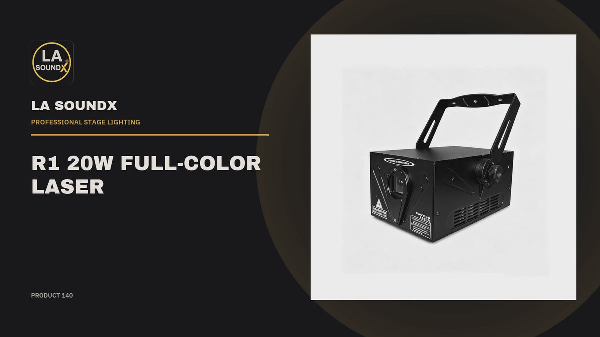 LA SOUNDX R1 20W Full Color Laser product video 01 delivery 140