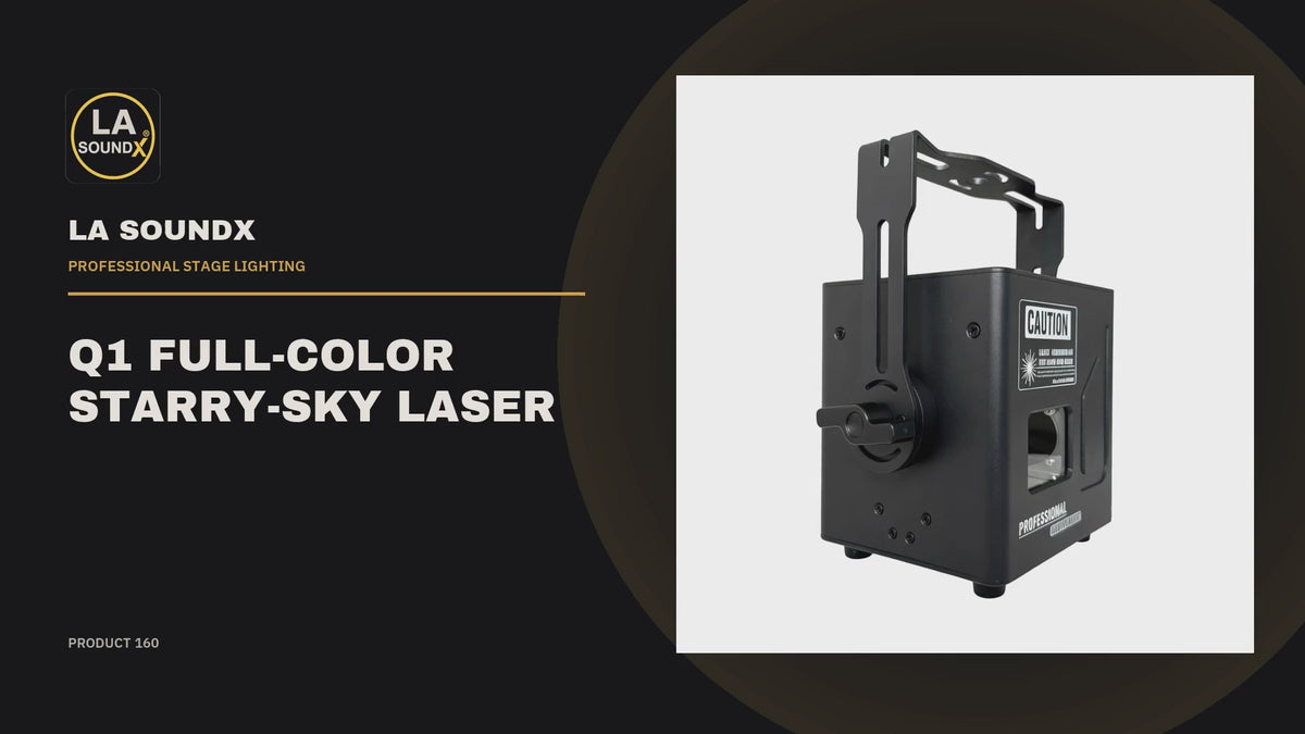 LA SOUNDX Q1 Full Color Starry Sky Laser product video 01 delivery 160