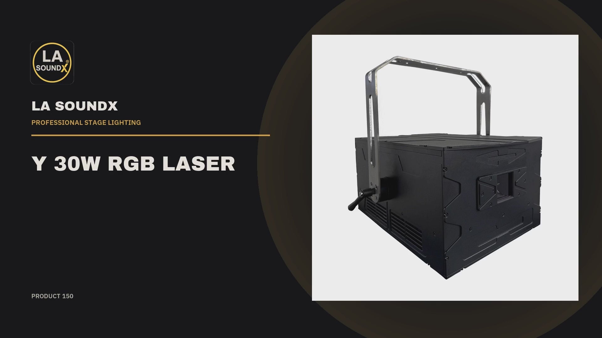 LA SOUNDX Y 30W RGB Laser Light product video 01 delivery 150