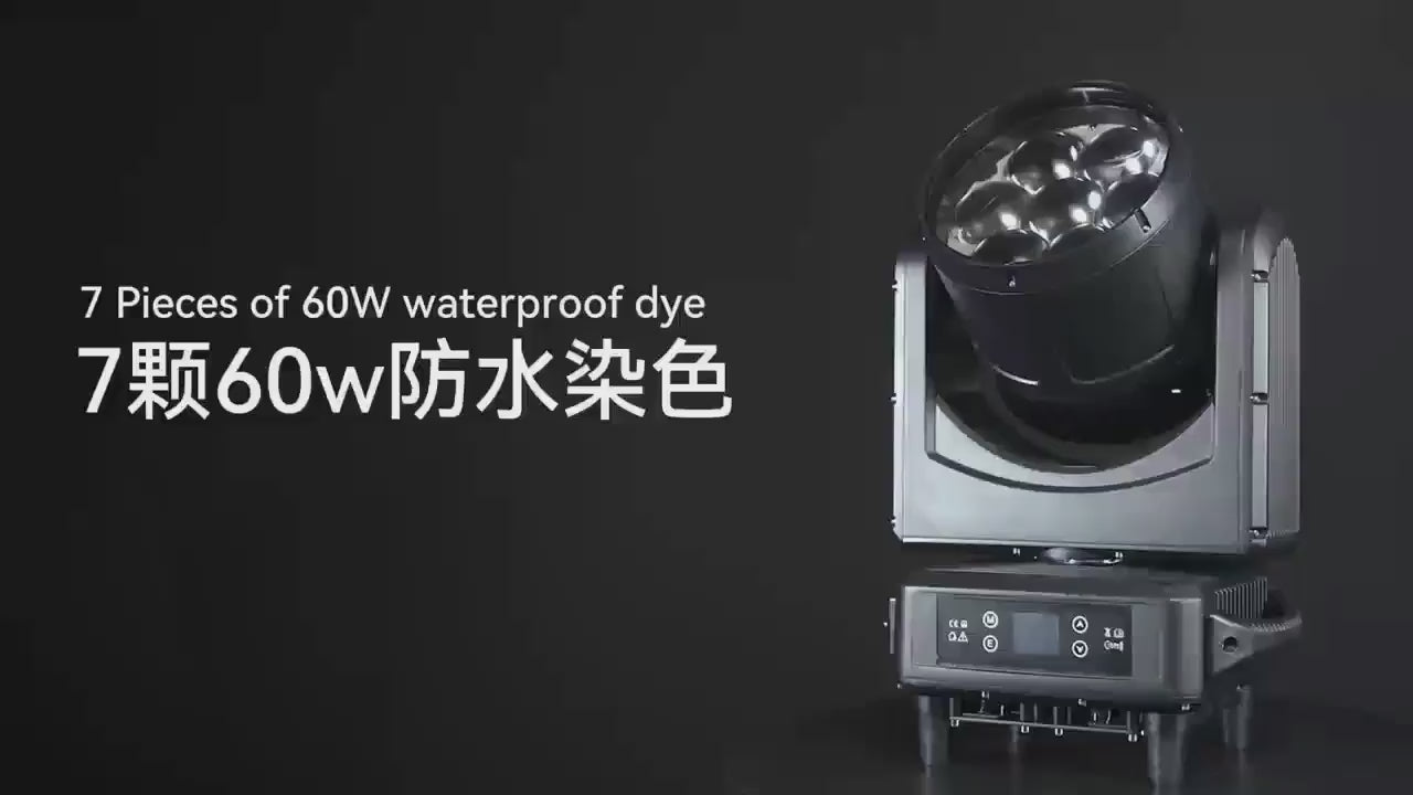 LA SOUNDX Forest Wolf 760EYE IP Wash Moving Head product video delivery 102