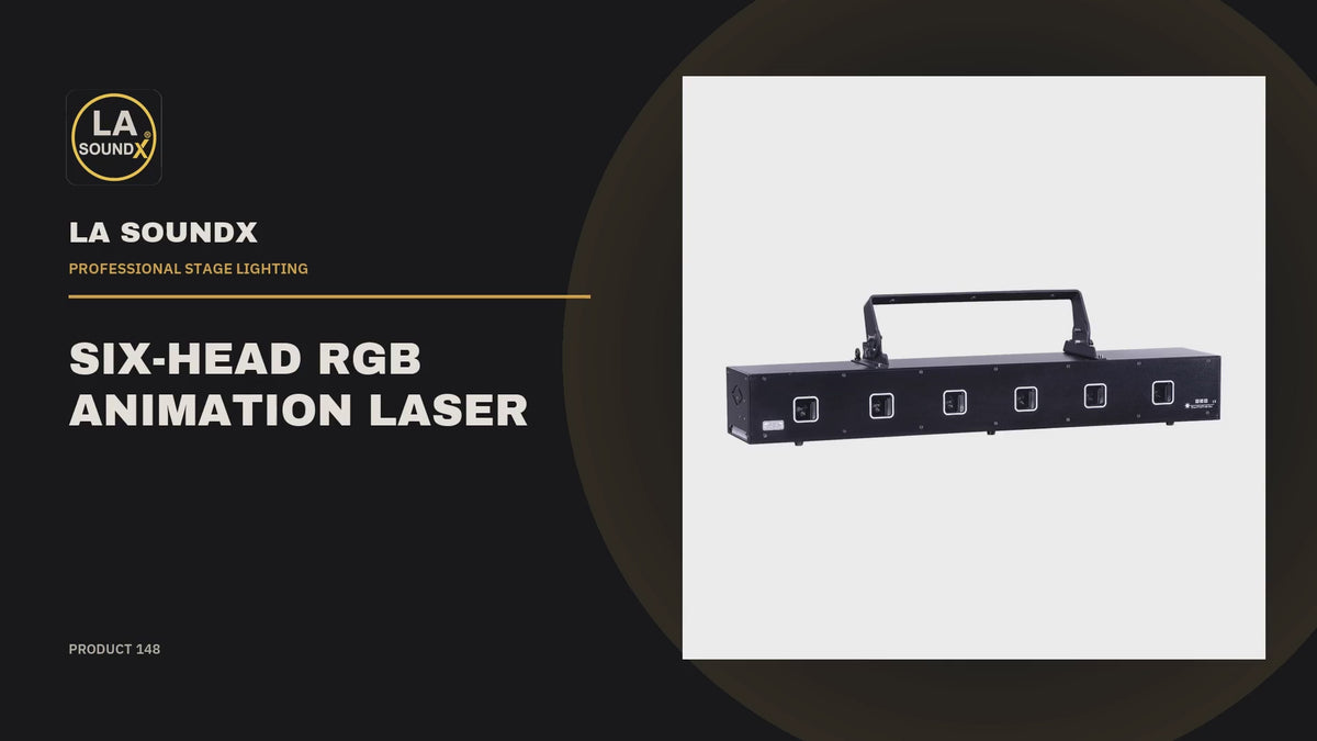 LA SOUNDX Six Head Full Color Animation Laser product video 01 delivery 148