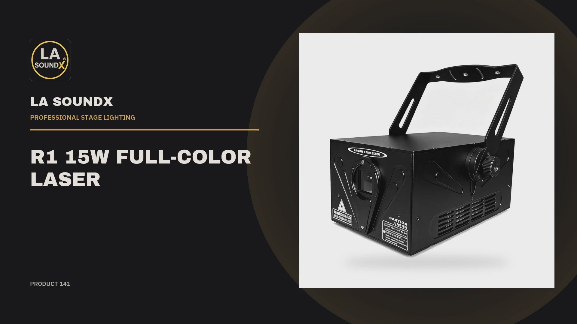 LA SOUNDX R1 15W Full Color Animation Laser product video 01 delivery 141