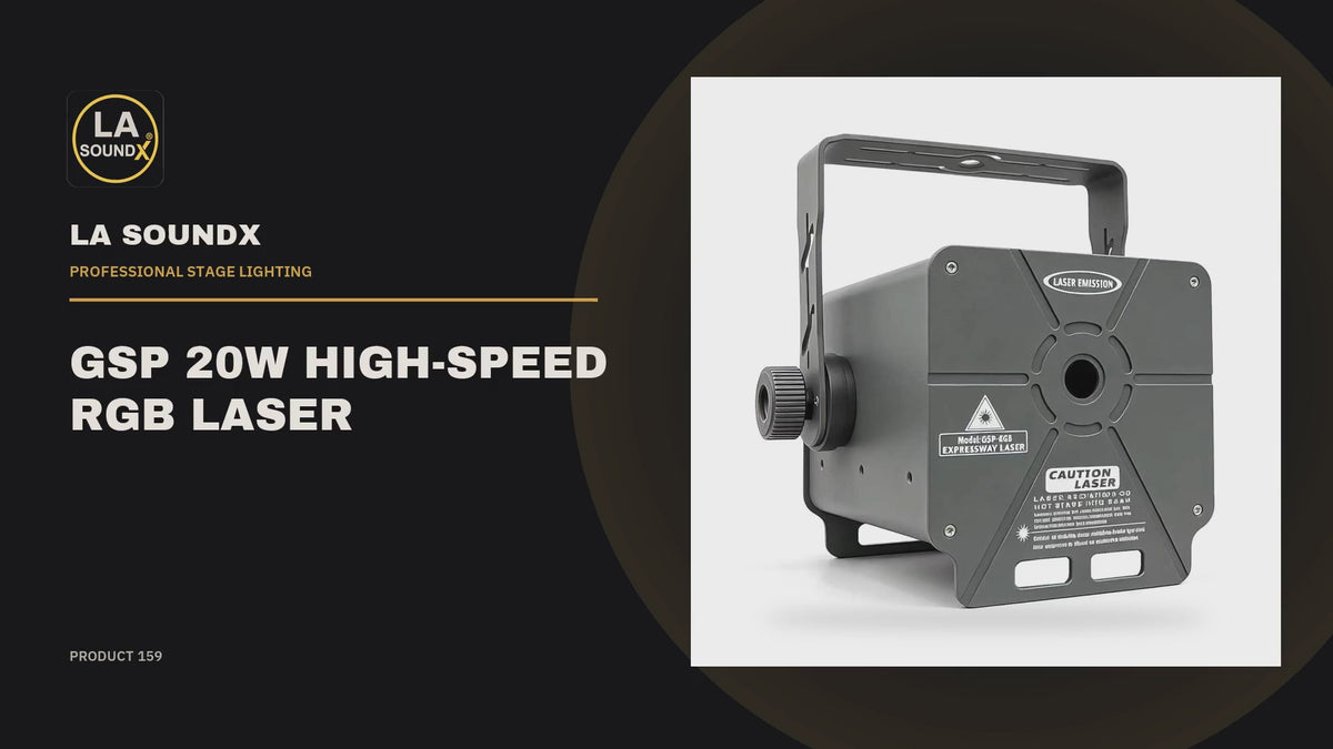 LA SOUNDX GSP 20W High Speed RGB Laser product video 01 delivery 159