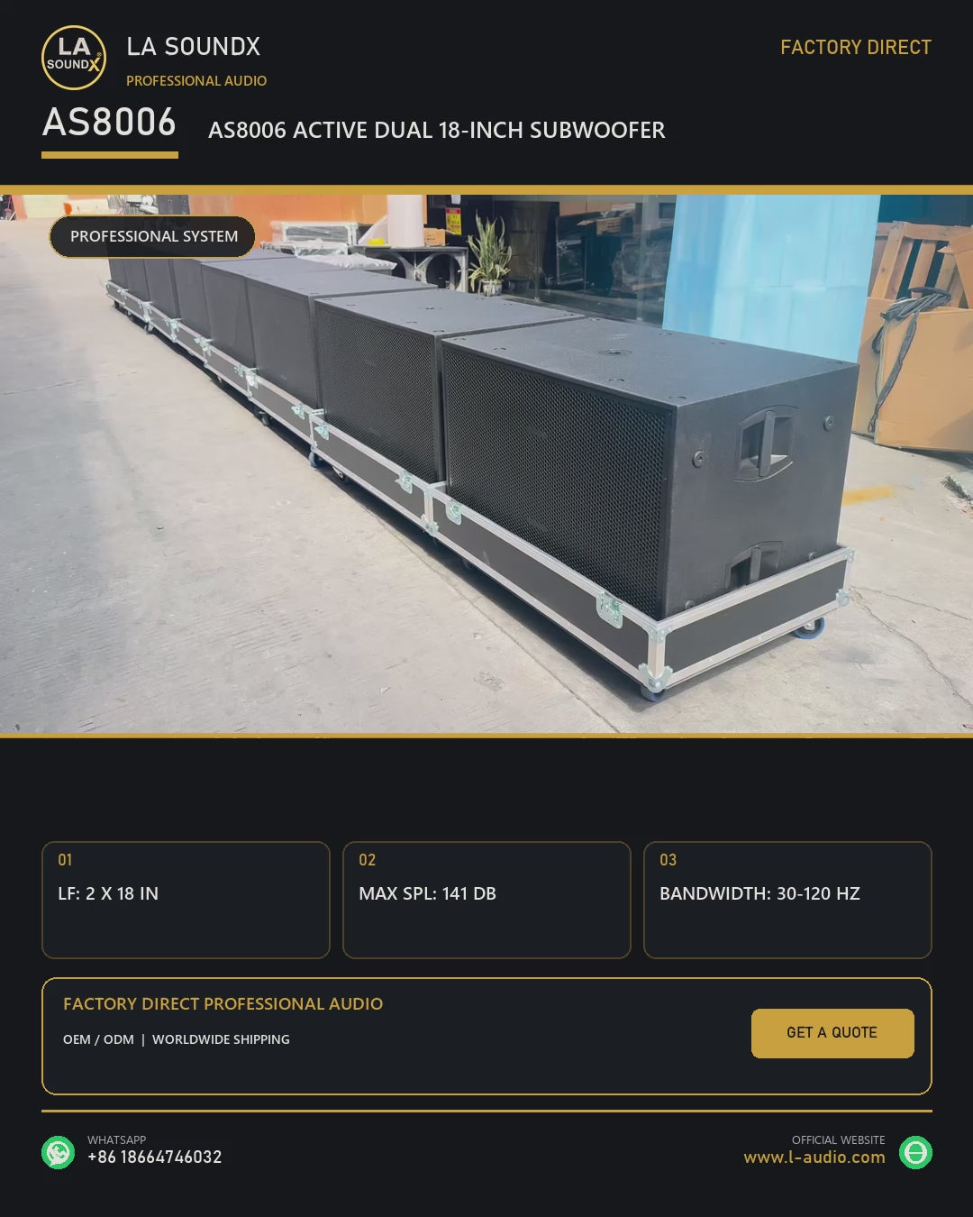 LA SOUNDX AS8006 English 4x5 product video 20260804