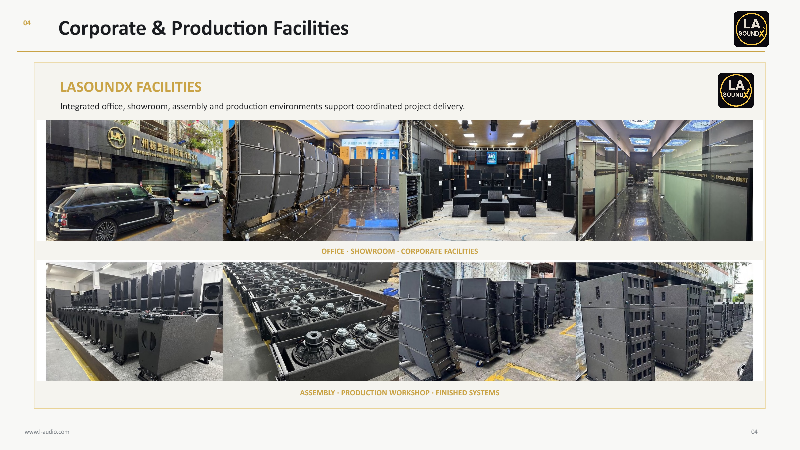 LA SOUNDX company profile page 4