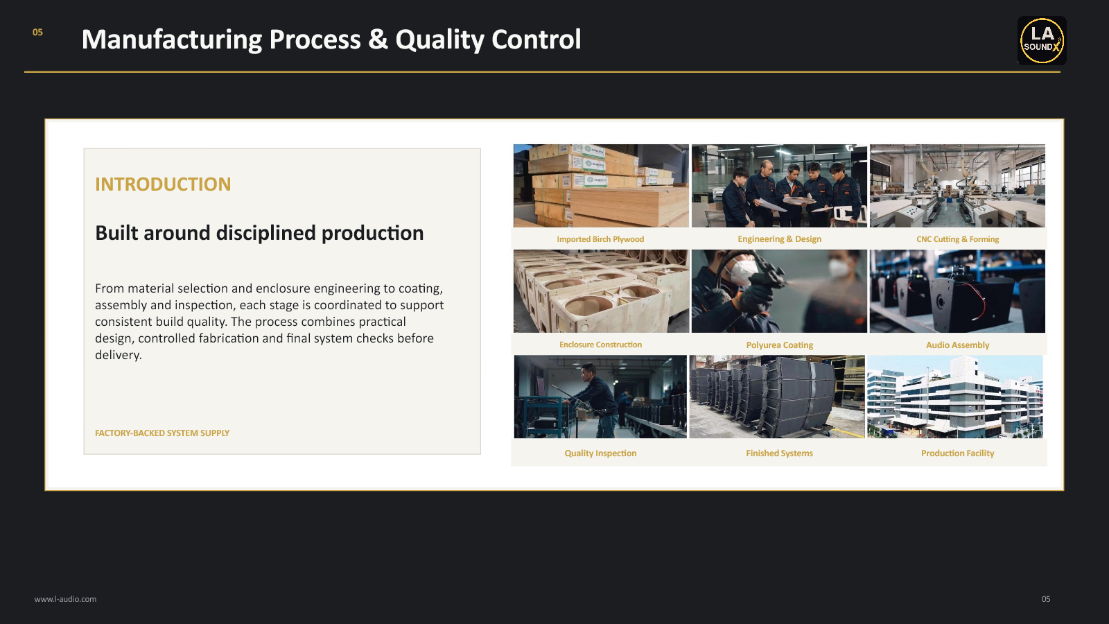 LA SOUNDX company profile page 5
